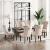 WestinTrends Wordford Velvet Upholstered Tufted Dining Chairs (Set of 6) - 2 of 4