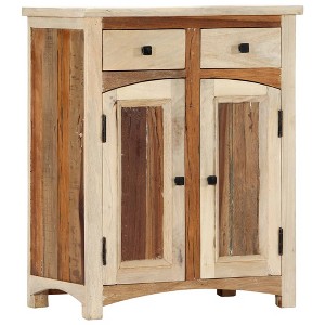 vidaXL Side Cabinet 23.6 in.x11.8 in.x29.5 in. Solid Reclaimed Wood - 1 of 4