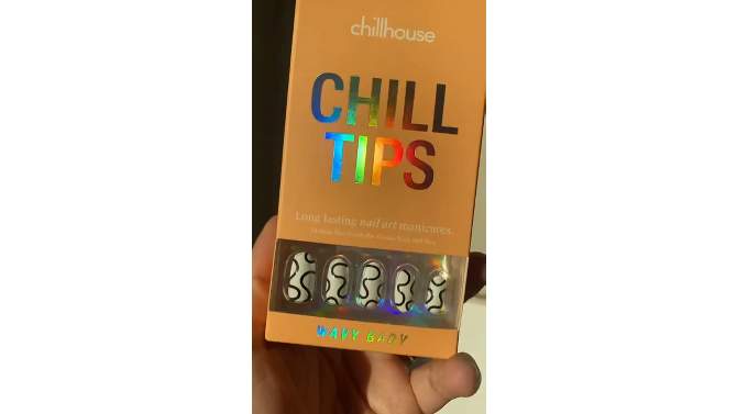 Chillhouse Chill Tips Nail Art Press On Fake Nails - Gone Glamping - 24ct, 2 of 8, play video