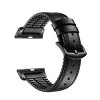 Posh Tech Onyx Genuine Leather Band for Apple Watch - Black - 2 of 3