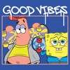 Boy's SpongeBob SquarePants Good Vibes Best Friends T-Shirt - 2 of 3