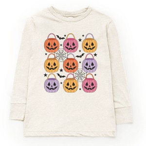 Pumpkin Basket Chart  - Toddler Long Sleeve Graphic Tee and Youth Long Sleeve Graphic T-Shirt - 1 of 3