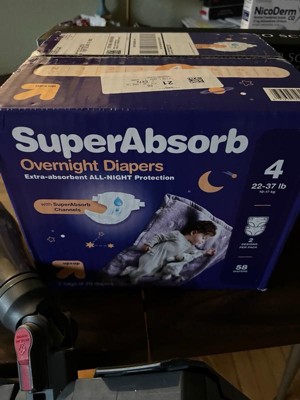 Disposable Overnight Diapers Pack - Up & Up™ : Target