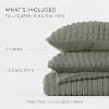 Seersucker Textured Comforter Set, All-Season Down Alternative – Ultra Soft & Lightweight – 3-Piece Set - Becky Cameron - 4 of 4
