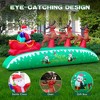 Itopfox 12FT Giant Christmas Inflatable Santa Sleigh with Reindeer Built-in Bright LED Outdoor Yard Decoration 1 Piece - 3 of 4