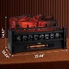 20 Inch Electric Fireplace Log Heater – Mechanical Control, 1500W with Realistic Flame Effects and Overheat Protection - 4 of 4