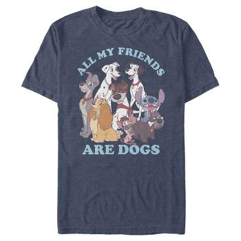 Men's Disney Classic All My Friends Are Dogs T-Shirt