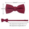 INSPIRE CHIC Men's Solid Color Pre-Tied Thick Tie Set - 3 of 4