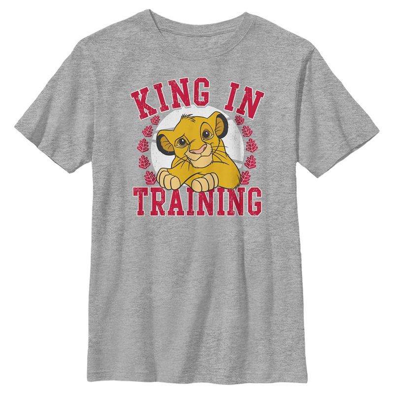 Boy's Lion King Simba King in Training T-Shirt, 1 of 6