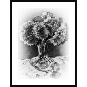 32" x 41" Crystal Bouquet by Alex Caminker Wood Framed Wall Art Print - Amanti Art: Modern Style, Botanical Theme, Hardwood Frame - 1 of 4