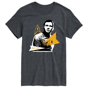 Men's - Star Trek - Retro Kirk Short Sleeve Graphic T-Shirt - 1 of 4