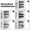Wine Bar Rack Cabinet with Detachable Wine Rack, Coffee Barwith Glass Holder, Small Sideboard and Buffet Cabinet with Mesh Door - 4 of 4