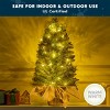 Joyfy Christmas Tree Decorations, 24"/2FT Green Mini Tabletop Artificial Xmas Tree with LED Warm Lights, Christmas Decorations Indoor - 3 of 4