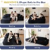 MAXYOYO 104" Modular Couch with Chaise and 49'' Boneless Chaise Lounge, Sofa in A Box, No Assembly Required, 3 Packages Shipping - 4 of 4