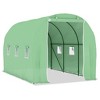 vidaXL Greenhouse 73.8 ft 11.3 ft.x6.6 ft.x6.6 ft. - 2 of 4