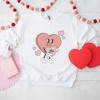 Simply Sage Market Women's Graphic Sweatshirt Be Mine Heart Cartoon - 3 of 4
