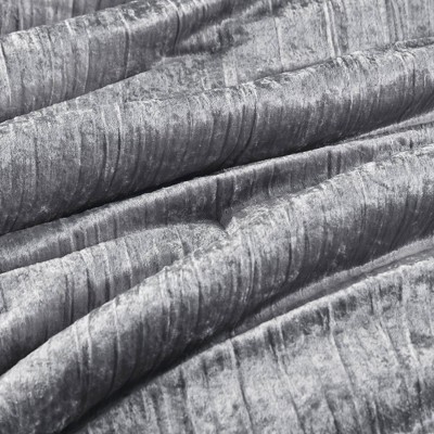 King Silver Velvet Down Alternative Bedspread Set