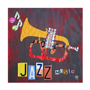 Trademark Fine Art -Design Turnpike 'Jazz Series Trumpet' Canvas Art - 1 of 4