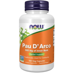 Pau D' Arco 500mg by Now Foods  -  100 Capsule - 1 of 2