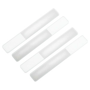 Unique Bargains Multifunctional Nail File Manicure Tool Clear 4 Pcs - 1 of 4