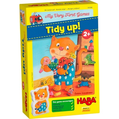 HABA My Very First Games Tidy Up! - A Cooperative Organizing Game for Ages 2+ (Made in Germany)