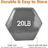 Keppi 20lb Vinyl Coated Dumbbell - 3 of 4