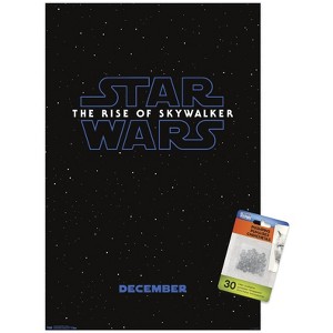 Trends International Star Wars: The Rise Of Skywalker - Logo Teaser One Sheet Unframed Wall Poster Prints - 1 of 4