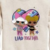 Boys' - LOL Surprise! - LOL Heart Graphic Long Sleeve Fleece Sweatshirt - 2 of 4