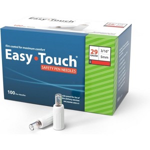 Easy Touch Safety Pen Needles 29G x 5mm, 100 Count - 1 of 3