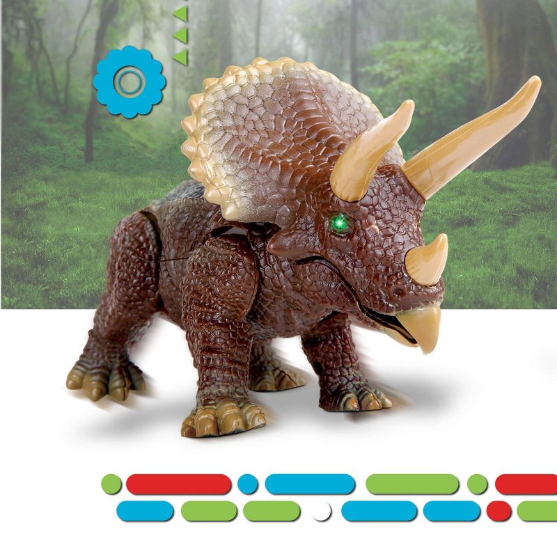 Discovery Kids Triceratops LED Infrared Remote Control (RC) Toy, 5 of 11