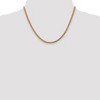 Black Bow Jewelry 3mm 14k Yellow Gold Hollow Franco Chain Necklace - 2 of 4