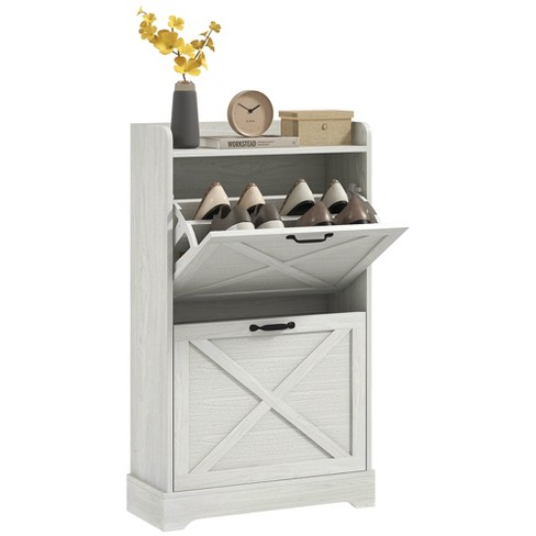 Skinny shoe storage cabinet best sale