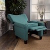 Thalia Traditional Fabric Recliner Dark Teal - Christopher Knight Home: Upholstered Polyester Chair, 90 Day Warranty - 3 of 4