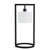 Kittery Industrial Styled (Includes LED Light Bulb) Table Lamp with Black Base and Clear Shade - Ink+Ivy - 3 of 4