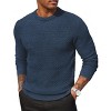 COOFANDY Men Dress Crewneck Sweater Pullover Knit Long Sleeve Casual Slim Fit Sweater - 2 of 4