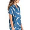 Hello Mello Womens Beauty Sleep Satin Pajama Top - 2 of 4