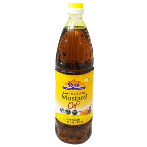 Mustard Oil (Kachi Ghani) - 33.8 Ounce (1 Liter) - Rani Brand Authentic Indian Products - 1 of 4