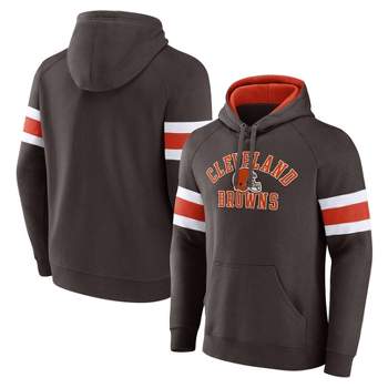 NFL Cleveland Browns Men's Big & Tall Long Sleeve Core Fleece Hooded  Sweatshirt - 2XL