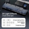 Evo Bytes Blue Typewriter Wireless Mechanical Keyboard - 3 of 4