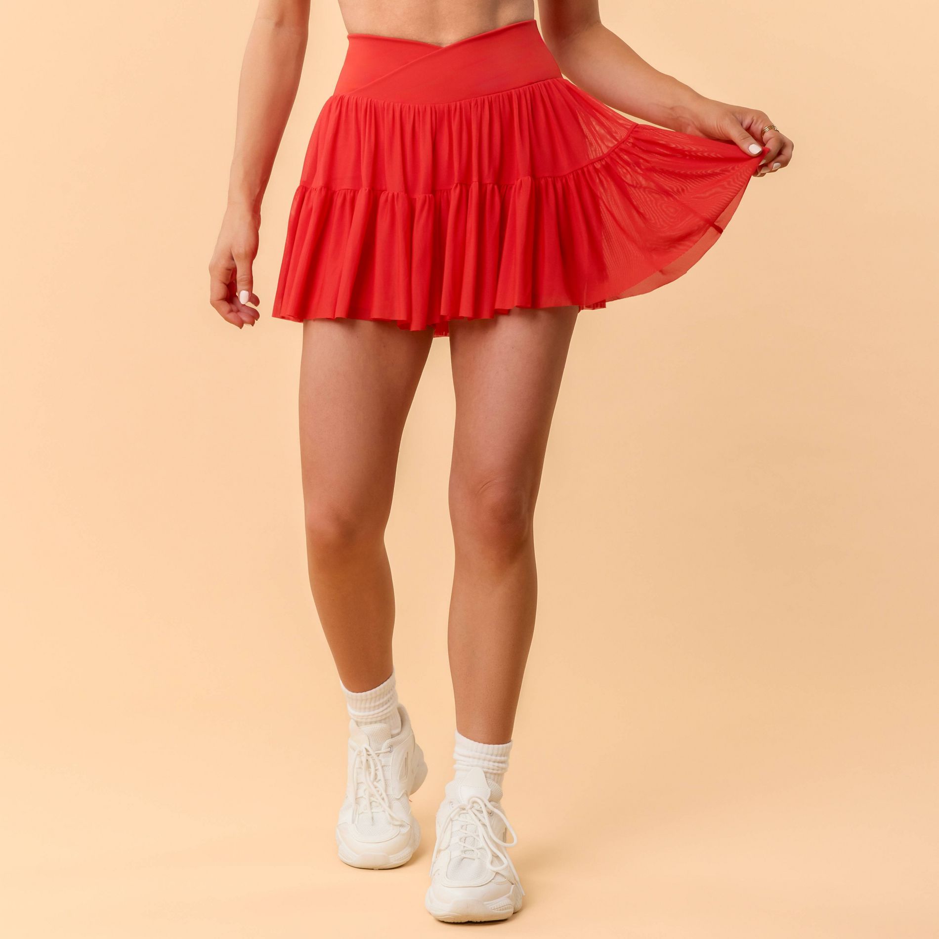 Blogilates Women's Ballerina Skort - Red L