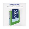 Avery Heavy-Duty View Binder with DuraHinge and One Touch EZD Rings, 3 Rings, 1.5" Capacity, 11 x 8.5, Chartreuse - 3 of 4