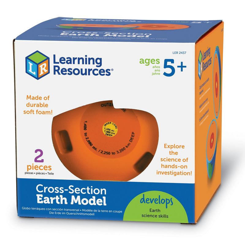 Learning Resources Cross-Section Earth Model - 2 Pieces, 5 of 7