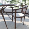 LeisureMod Modern Dining Chair Cushion Pads Set of 4 - 2 of 4