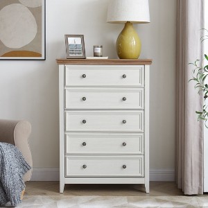 NicBex 5 Drawers Dresser Closet Organizers and Storage Chest of Drawers Storage Drawers for Bedroom, Living Room, Hallway - 1 of 4