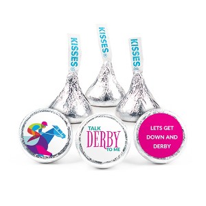 324ct Kentucky Horse Derby Stickers for Hershey's Kisses, DIY Party Favors by Just Candy (324 Stickers) - Candy Not Included - 1 of 4