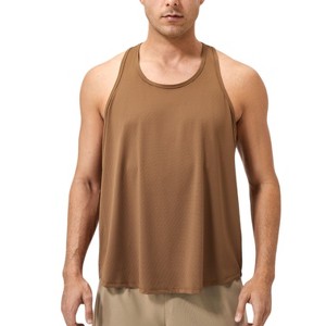 Anna-Kaci Active Men's Racerback Muscle Tank Top with Wide Armholes and Breathable Athletic Fit - 1 of 4