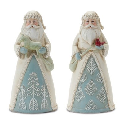 Melrose Winter Santa Figurine (Set of 6)