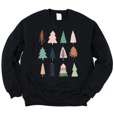 Simply Sage Market Women's Graphic Sweatshirt Christmas Tree Chart
