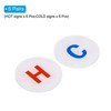 Unique Bargains Acrylic Self-Adhesive Decor Home Hotel C/H Water Label - 3 of 4