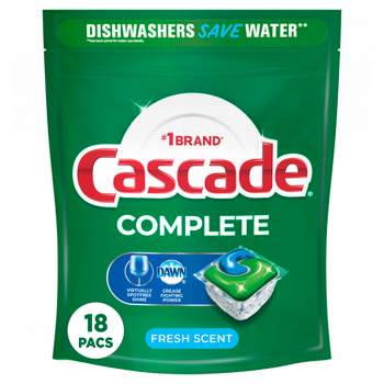 Cascade Fresh Scent Complete ActionPacs Dishwasher Detergents
